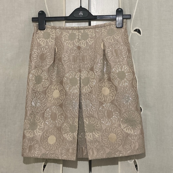 SPARKLE This HOLIDAY SEASON in Brooks Brothers Brocade Skirt, Size 0P, NWT - Picture 6 of 13